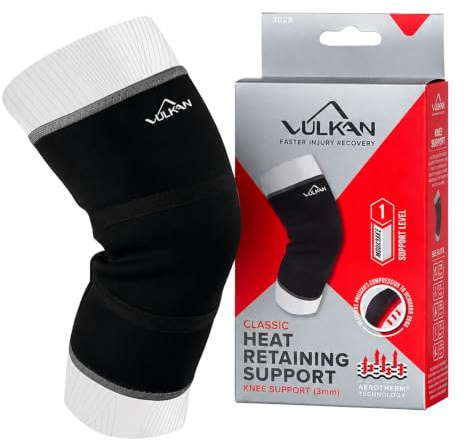 Vulkan Ginocchiera classica in neoprene, nero, taglia L