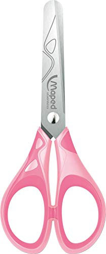 Maped 464413 Schere Essentials, Soft Pastel, farblich sortiert, 13 cm