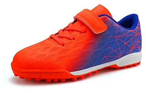 JABASIC Hallen Fussballschuhe Kinder Jungen Mädchen Fußballschuhe Kinder Kunstrasen