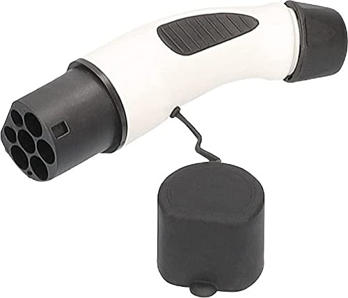 as - Schwabe Ersatzstecker für Elektrofahrzeugladekabel Typ 2-65143 | LADESTATIONSSEITIG - 22 kW / 32 A / 400 V / 3-phasig - Modus 3 - E-Auto EV/PHEV Ersatzstecker - IP44 - schwarz/weiß