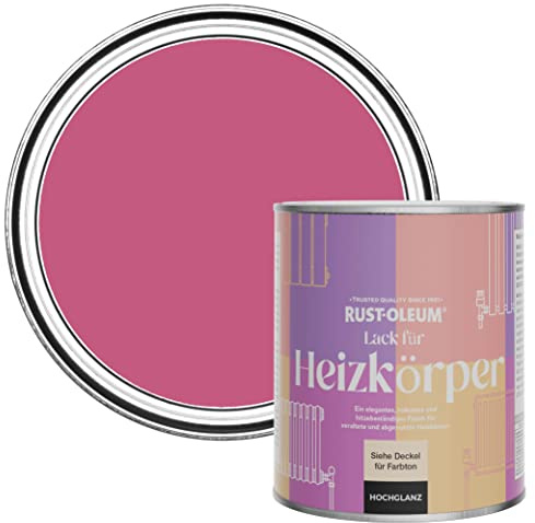 Rust-Oleum Pink Heat Resistant Radiator Paint in Gloss Finish - Raspberry Ripple 750ml