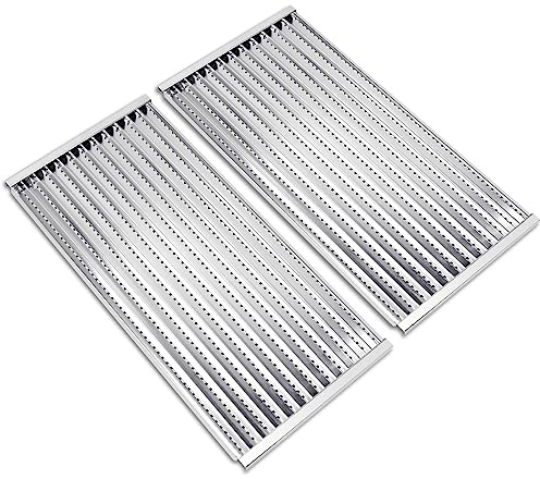 Criditpid Grill Emitter Platten für Charbroil Tru-Infrared 463644220, 463642316, 463245518, 463632520 Gasgrill, G362-2100-W1, G369-0030-W2 Edelstahl Grillroste für Char-Broil