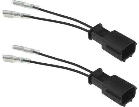 OTOTEC 2 Stck Auto Lautsprecher Kabel Adapter Auto Hupe Spezialstecker Kompatibel mit Hyundai im Alten Stil, Schwarz
