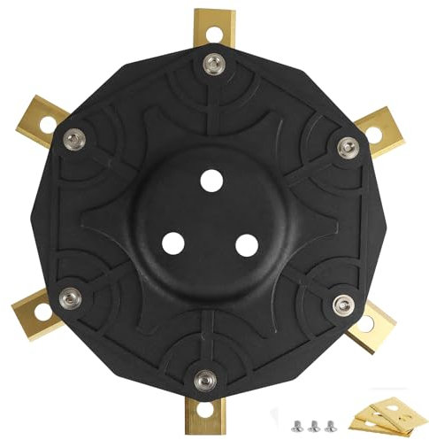 Mähroboter Tuning Messerscheibe für 6x Klingen, Wird mit Klinge, Schrauben, Kompatibel mit Worx Landroid S&M (bis BJ 2020), Landxcape, Kress