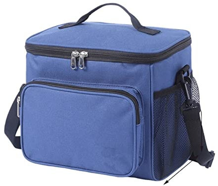 LXYDPZ Picknick-Rucksack, isolierte Lunchbox-Tasche für Herren und Damen, großes Fassungsvermögen, tragbare Camping-Picknick-Tasche, Kühltasche für kalte Speisen, Thermotasche, Zubehör