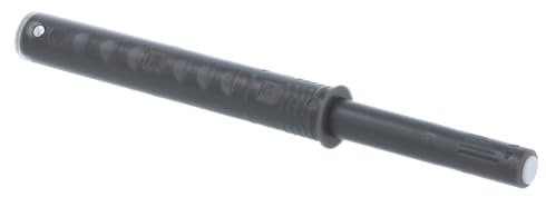 MS Beschläge Pinze per mobili con punta in gomma a pressione, push to open, paraurti per porta, ammortizzatore per porte (antracite, lungo)