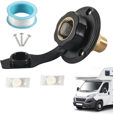 Wassereinfüllanschluss für Wohnmobile,Wassereinfüllanschluss für Wohnmobile,Wassereinfüllluke Campinganhänger Wohnmobil Wassereinlass | Robuste Wassereinlassluke, RV-Wassereinlassanschluss für Bootsca