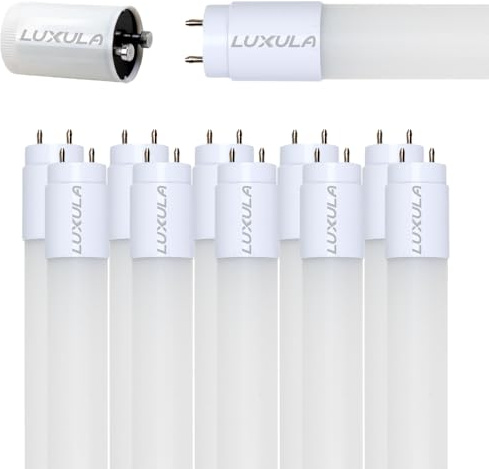 LUXULA 10er Pack LED Röhre 150cm T8 G13, 22W 3520lm, 4000K Neutralweiß | 160 lm/W, inkl. Starter-Brücke, Kunststoff, Ersatz für Leuchtstoffröhre und Neonröhre, Röhrenlampe für Werkstatt
