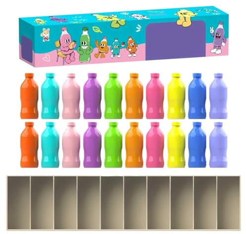 Yonuaret Gioco Di Memoria,Abbina Bottiglie Colorate | Attività Educative Per Famiglie Bambini Adulti In Casa Giardino Spiaggia Picnic