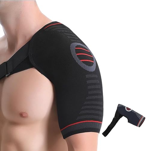 Miiqxx Rotator Cuff Shoulder Support Brace,Adjustable Shoulder Brace For Men,Shoulder Strap,Shoulder Support Men,Arm Sling Immobilizer for Torn Rotator Cuff Pain Relief,Sleep,Injury (L/XL)