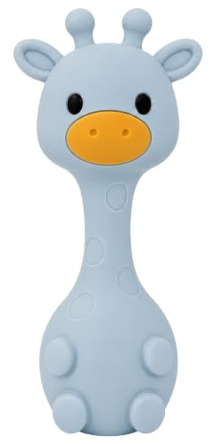 farout Giraffe Beißring BPA frei - Rassel & Greifling - Babyspielzeug ab 3 Monate - Kauspielzeug für Baby - Sicheres Babyspielzeug für Jungen und Mädchen