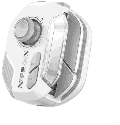 Mb07 Controller di gioco mobile con connessione wireless Bt 5.3 e joystick Hall per telefoni Android con tasti programmabili funzioni macro e pulsanti touch Shadow Design di colore bianco