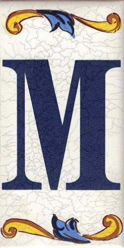 Numero civico esterno. Numeri civici esterni. Numero civico esterno moderno. Numero civico esterno ceramica. Nomi, indirizzi e segnaletica. Design “Craquelé (Lettera M)