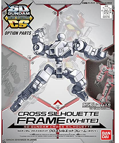 BANDAI SPIRITS SD Gundam Cross Silhouette CS Frame (White) Model Kit