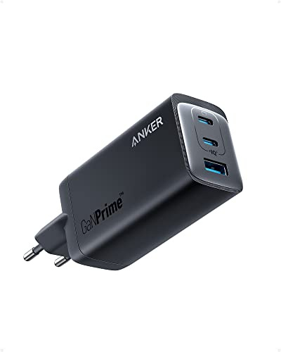 Anker Chargeur USB C 737 GaNPrime 120W, Chargeur Mural Compact 3 Ports pour MacBook Pro/Air, iPad, Galaxy S23/S22, Dell XPS 13, Note 20/10+, iPhone 16/15/13 Pro Max, Pixel et Plus
