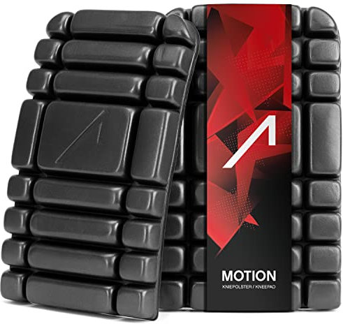 ACE Motion Kniekissen - Knieschoner für die Arbeit - ideal für Fliesenleger - DIN EN 14404 - Schwarz