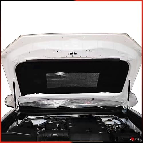 SPYMX Coussin d'isolation phonique pour Capot Avant de Voiture pour Toyota Prado 2018-2020, Housse insonorisée en Coton, Accessoires extérieurs