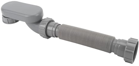 Riuulity Tuyau de Vidange de Baignoire, Matériau PVC Flexible pour la Prévention des Odeurs, Vidange de Douche pour Salle de Bain