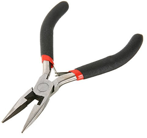 Mini Needle Nose Pliers Multifunction Hand Jewellery Making Tool Beading Flat Wire Pliers Portable