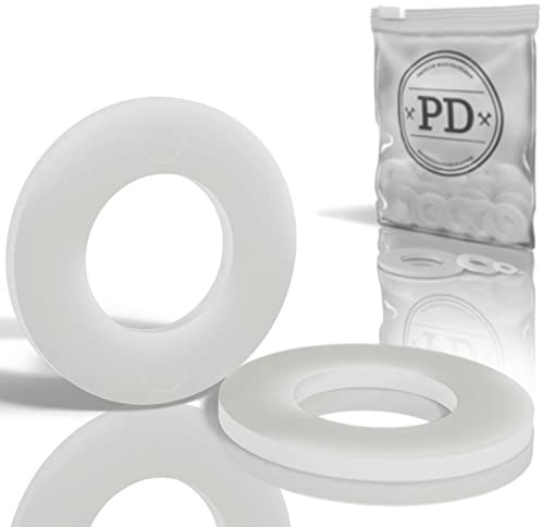 PD® Kunststoff Unterlegscheiben M8 (DIN 125 Form A/ISO 7089) | Hochwertige PA Nylon Beilagscheiben | Kunststoffscheiben Polyamidscheiben mit kleinem Außendurchmesser | 10 Stück