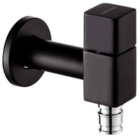 UZSYLE Montado En La Pared Alargar La Lavadora Grifo Trapeador Grifo De La Piscina Color Negro Jardín Agua Al Aire Libre Cocina Moderna Grifo Del Baño Bibcocks Estilo Retro, F