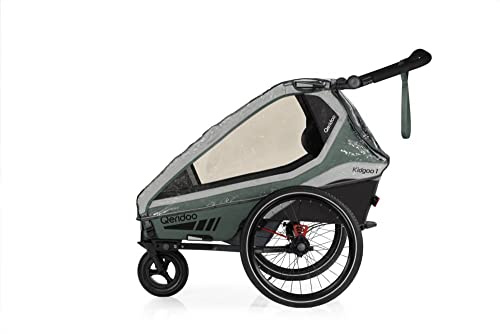QERIDOO Rain Cover Kidgoo2 Zubehör für Kinderwagen, Unisex, transparent (transparent), Einheitsgröße