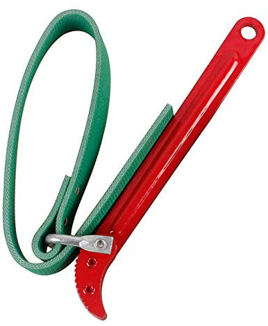 Mirrwin Ölfilter-Bandschlüssel Ölfilterschlüssel Einstellbare Strap Wrench Schraubenschlüssel Glasöffner Gummi Verstellbar Gummiband Geeignet zur Demontage von Ölfilter,Konserven,Wasserhahn(8-Zoll)