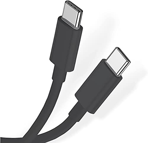 Adhiper Câble USB-C vers USB-C 60W 20V/3A Câble Type C Charge Rapide, Compatible avec Huawei MateBook 13s/14s, MateBook E 2023, MatePad SE/10.4, Séries Nova 11/12, Séries P60/P50, etc. (1m/Noir)
