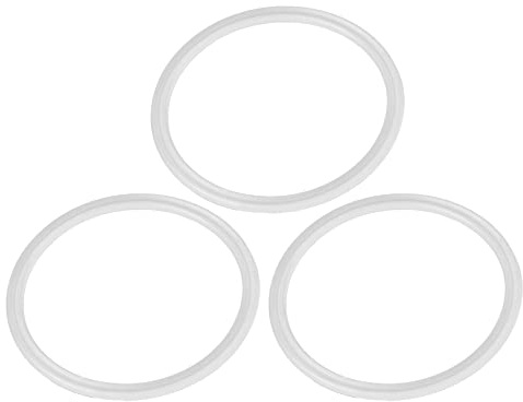 Agoky 3Pcs Silikon Dichtung O-Ring Ersatz-Dichtung Silikonring für Einmachgläser Trinkflasche Deckel Zubehör 4.6/5.5/6.5cm