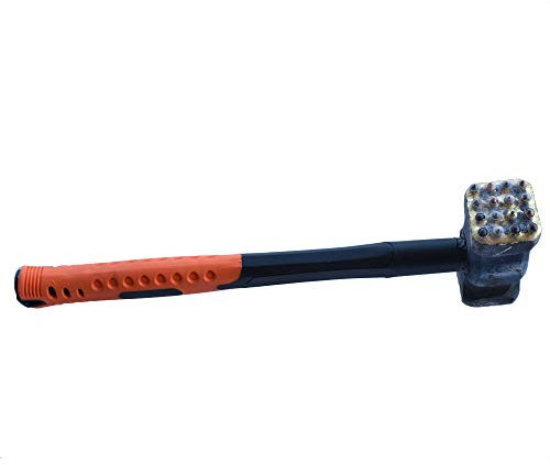 ACTINTOOL 35,6 cm (14 Zoll) 16 x 16 Spitzen, Hand-Bit, Handbuchsen-Bit, Steinbeton-Oberfläche, Pulverisierung, Handbuchsenwerkzeug, Gummi-Handbeschichtung, Entfernen von Buchse, Hammer-Bit