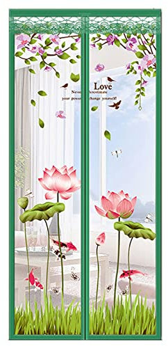 Insektenschutz Magnet Fliegengitter Tür, Automatisches Schließen fliegengitter balkontür Magnetvorhang Fliegenvorhang Fiberglas Moskitonetz Ohne Bohren ( Color : B , Größe : 80x210cm(31x83inch) )