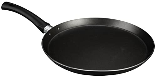 FACKELMANN Sartén para crepes con cuerdas – Sartén plana para deliciosos crepes, tortitas y jamón palato – Sartén para crepes con revestimiento antiadherente – Ø 25 cm, resistente al calor hasta +260