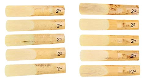 Klarinette Klarinette Blätter 2,5 10 Stücke Kunststoff B Flache 2,5 Klarinette Blätter Reparatur Teile Blatt Zubehör