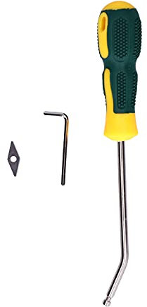 Strumento Per La Rimozione della Malta, Strumento Per La Rimozione del Calafataggio Pulitore Per Malta Raschietto Per Malta Spazzola Per La Pulizia dei Giunti delle Piastrelle con Impugnatura Morbida,