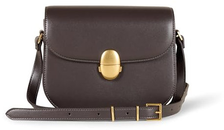 Amazon Essentials Damen Umhängetasche Mit Klappe, Kastanienbraun, Einheitsgröße