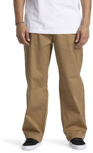 DC Shoes - Worker Baggy Chino Pant Pantalones Chinos, Hombres, Incense, 32/32