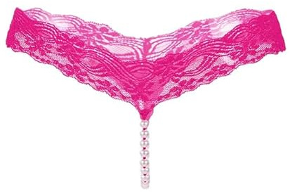 Generisch Perlen-String Spitze offen - Damen - One Size (S-L) - Pink - 1 Stück