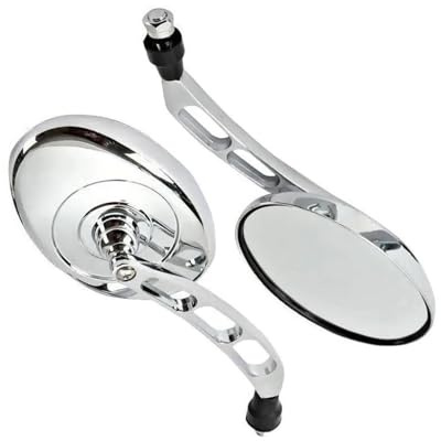 Lenkerendenspiegel Für VTX 1800 Für TYP Für CRS Chrom Motorrad Rückspiegel Motorrad Spiegel