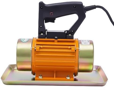 Elektrischer Betonrüttler, 250W 3500RPM Betonverdichter Betonflachplattenvibrator Elektrischer Betonvibratormotor Handheld Beton Vibratormotor für Bodenfliesen