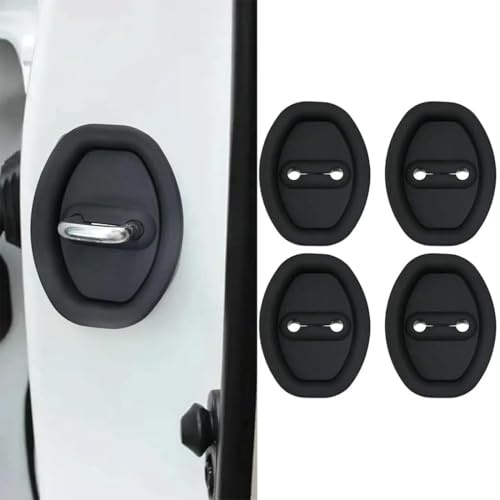 HVCRJY Car Door Lock Protectivev for VW Golf 8 United ab Bj.2020, Silicone Door Latch Protective Covers Decorative Silent Shock Flex ible No-drilling