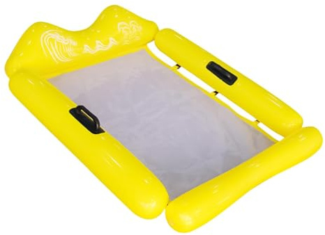 Inflatable Pool Float Hammock - Swimming Pòol Fľoat, Buoyant Flôat Chair | Portable Outdoor Aquatic Summer Relaxation Gear, Versatile Lake Sea Beach surfacce Raft For Adult Leisure Use