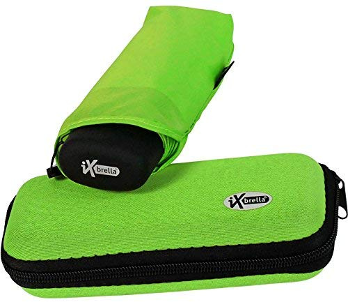 iX-brella Super-Mini-Taschenschirm - winziger Regenschirm im Etui