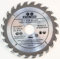 Lama per sega circolare per legno, 125 x 22 mm, 24 denti