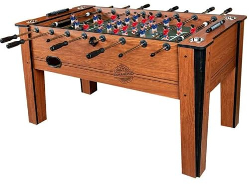 DEVESSPORT Futbolín Semi Profesional MDF | Modelo Clásico con Retorno de Bolas y Gran Estabilidad