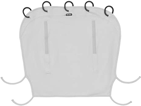 Parasol universal Dooky, protección contra las inclemencias del tiempo para la silla de auto, el cochecito y la silla de paseo del bebé (protección UV LSF 40+, comprobado por el TÜV), Grey