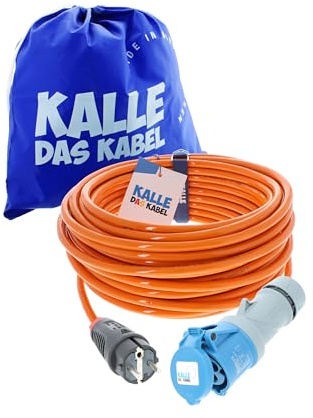 CEE Adapterleitung Kalle Blue Extreme Signal SCHUKO auf CEE 3G 2,5mm² 30 Meter