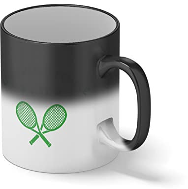 Empowered Female Club Tennis Aesthetic Taza de café negro mágico Mug