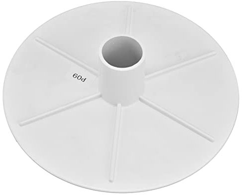 Piastra aspirante per piscina, piastra aspirante per skimmer con raccordo dritto, piastra per tubo di aspirazione fango per pulizia piscina, bianco per tutti i tubi di aspirazione del fango