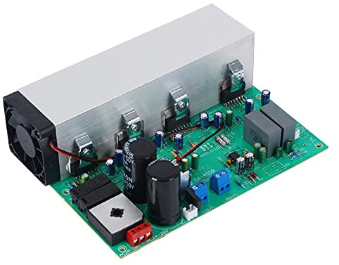 Yklhsocneg 1 pièce TDA7294 PRO Amplificateur Board HiFi Refroidi par Air Carte Amplificateur Audio 2.0 Canal 200W Plastique