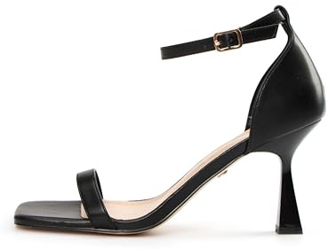 Rio Fiore Sandali Donna con Tacco, Nero, 8.5 cm Tacco a spillo, Sandali donna alti, Ecopelle, 2681L-31-K-1 (Black PU, 37 EU)